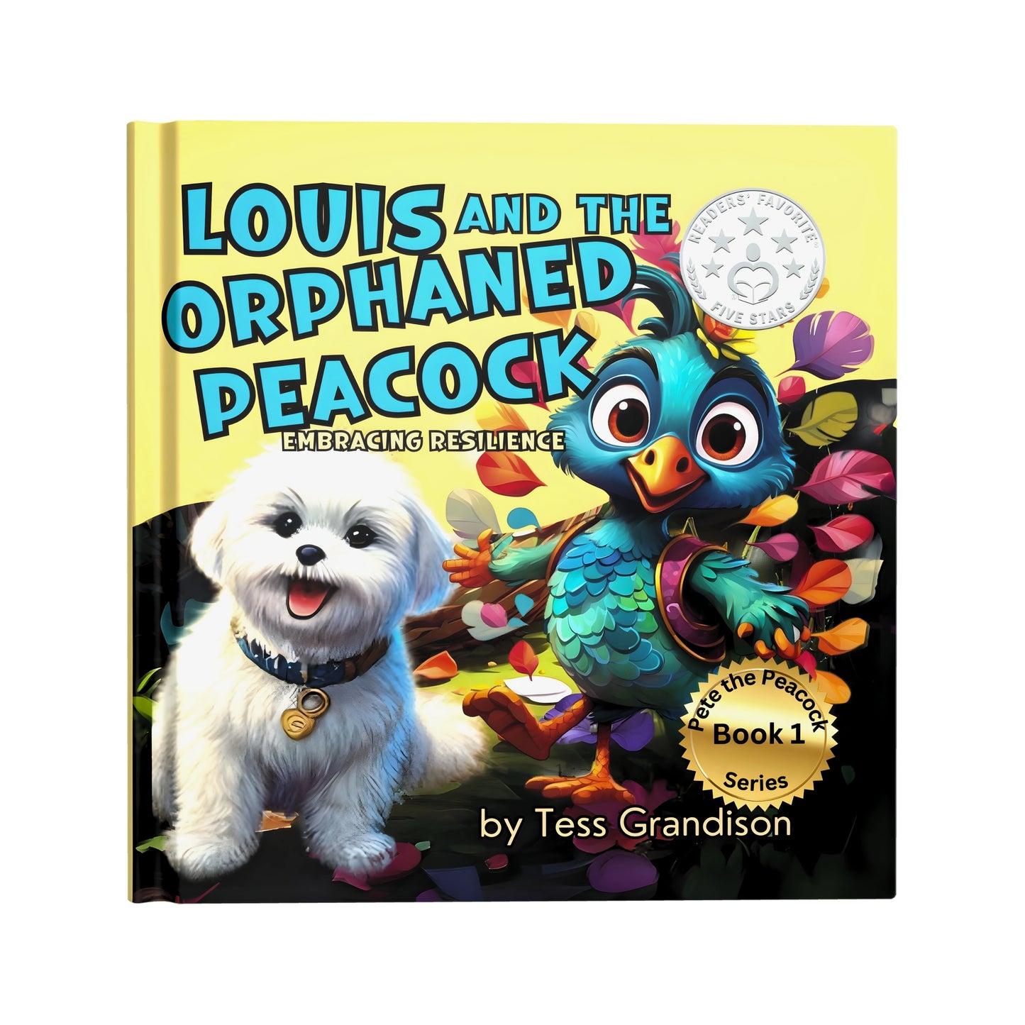 Louis and the Orphaned Peacock: Embracing Resilience (HARDCOVER) | Children's Book on Resilience