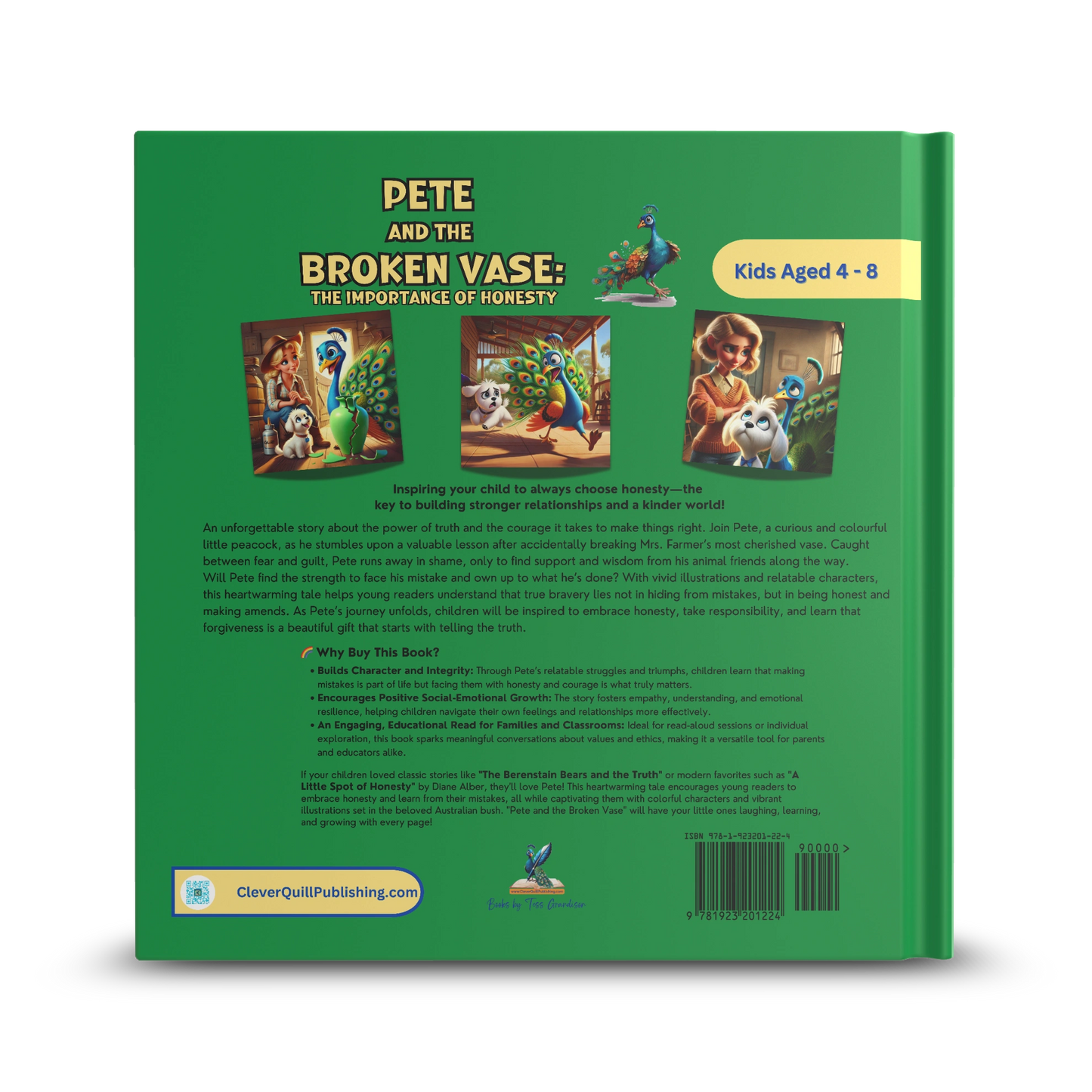 Pete and the Broken Vase: The Importance of Honesty (HARDCOVER) | Children's Book about Telling the Truth