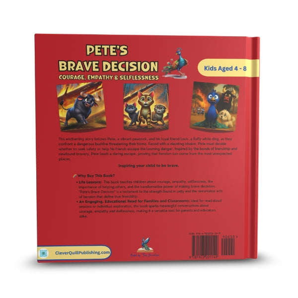 Pete's Brave Decision (HARDCOVER) | Children's Book about Courage