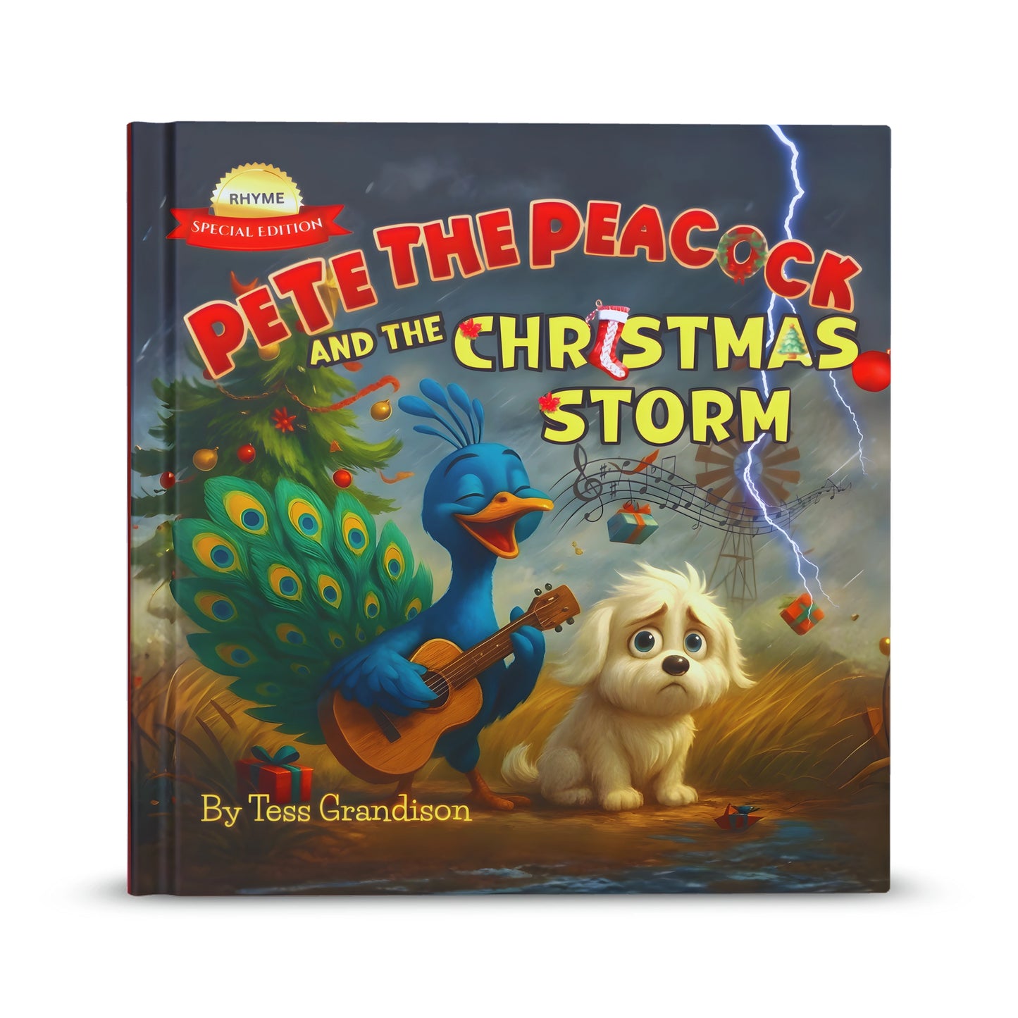 Pete the Peacock and the Christmas Storm: Rhyme Special Edition (HARDCOVER) | Children's Book  about the true meaning of Christmas